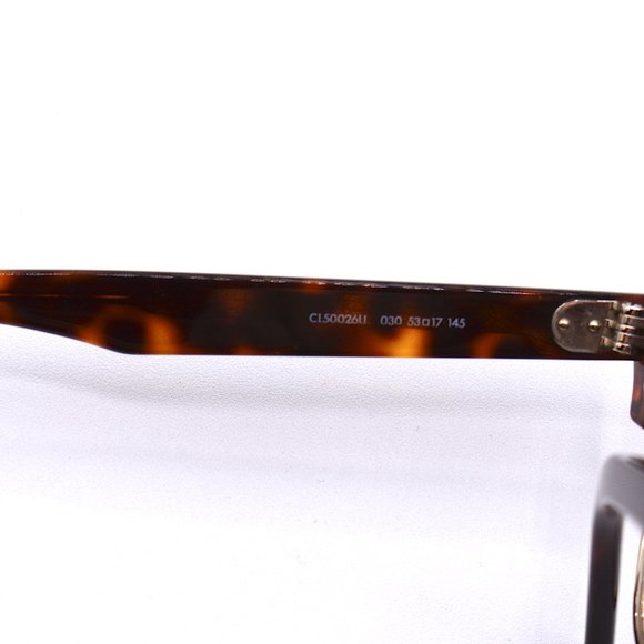 NEW CELINE PARIS CL50026U 030 HAVANA GOLD AUTHENTIC EYEGLASSES FRAME - Picture 15 of 15